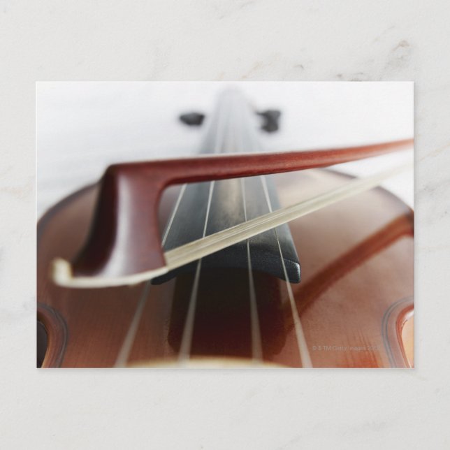 Bow på Violin Vykort (Framsida)