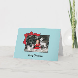 Bow Photo-julkort Online jul Greeti Kort