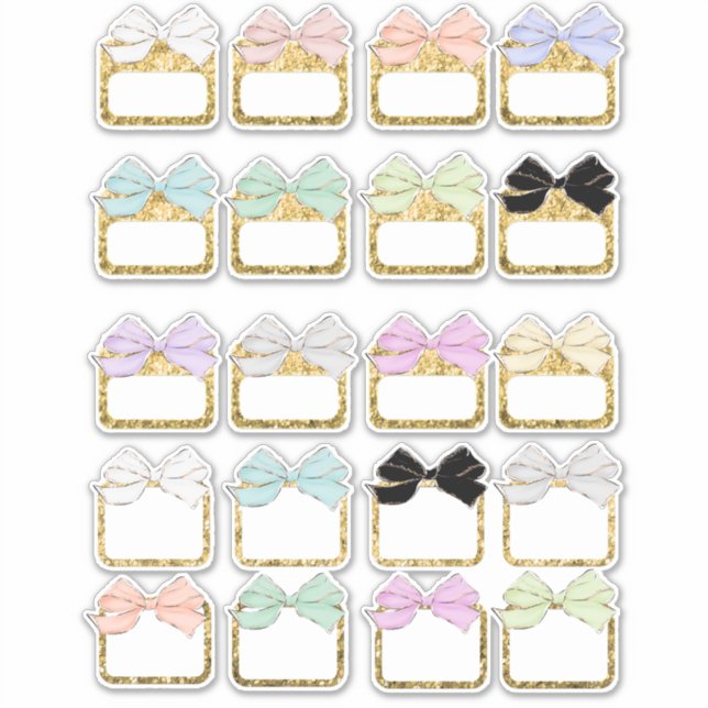 Bow Planner Stickers Klistermärken (Framsida)