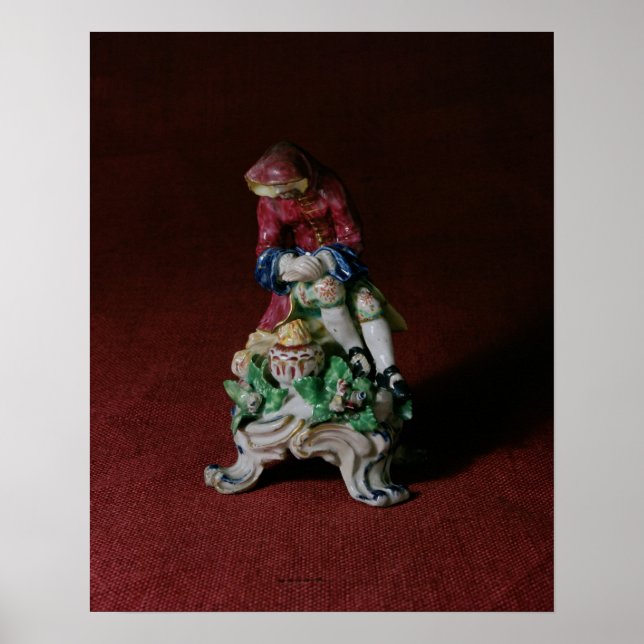 Bow porcelain figur of Winter, 1760-63 Poster (Framsidan)