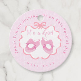 Bow Ribbon är en flicka Gåvor Etiketter