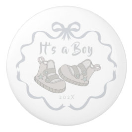 Bow Ribbon är Grått Knopp