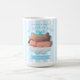 Bow Ribbon Nyfödd Baby Pojke Kaffemugg