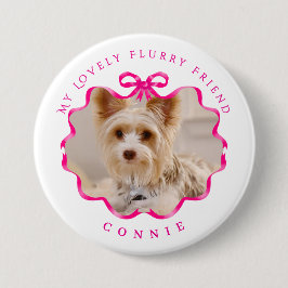 Bow Ribbon Pet Photo Red Knapp