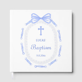 Bow Ribbon Ram Baptism Gästböcker