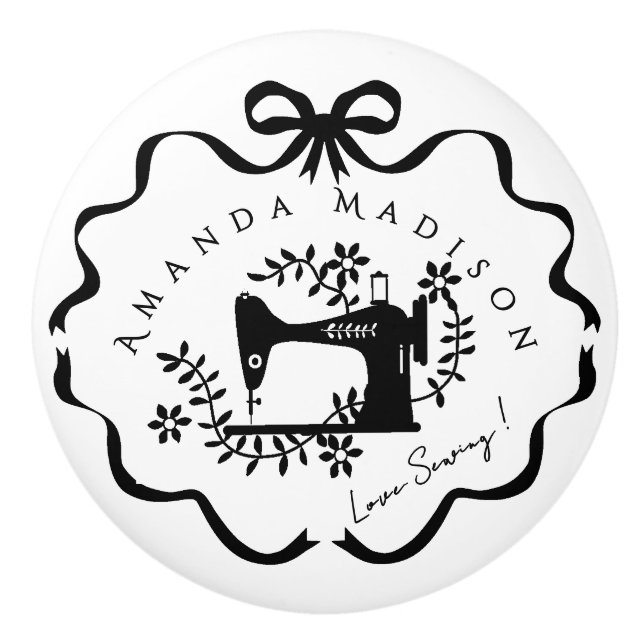 Bow Ribbon Sewing Knopp (Framsidan)