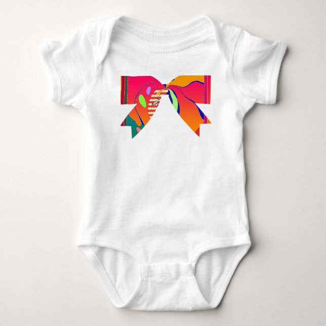 Bow Ribbon  T Shirt (Framsida)