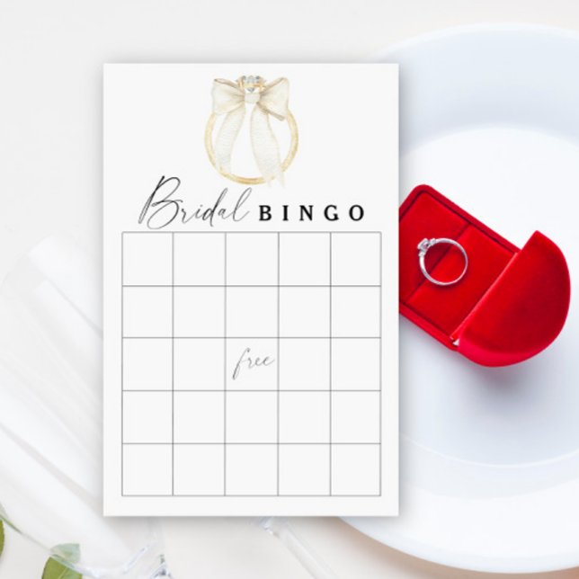 Bow & Ring Bröllopsspel bingo (Skapare uppladdad)