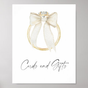 Bow & Ring-Möhippor och gåvor Poster
