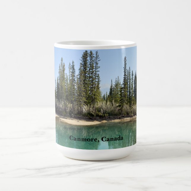 Bow River i Canmore Kanada Kaffemugg (Center)