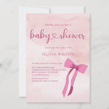 Bow Rosa Vattenfärgsklippare för babykläder