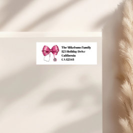 Bow Stethoscope Sjuksköterskeskola Student Returadress Etikett