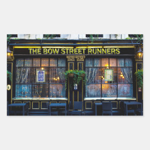 Bow Street Springers Pub Rektangulärt Klistermärke