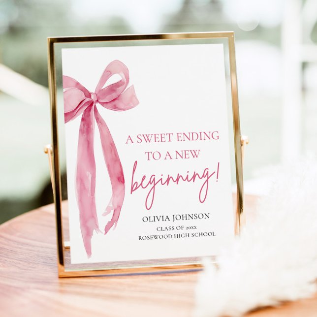 Bow Studenten är en sötsak som slutar med en ny bö Poster (Skapare uppladdad)