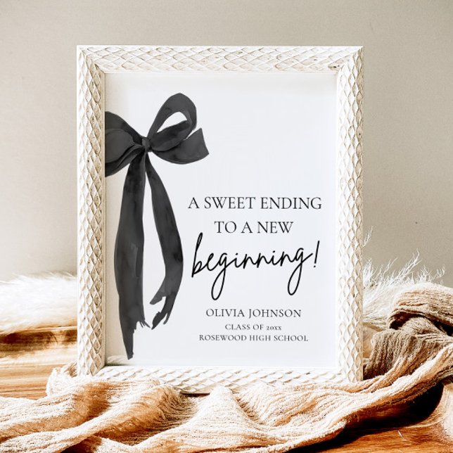 Bow Studenten är en sötsak som slutar med en ny bö Poster (Skapare uppladdad)