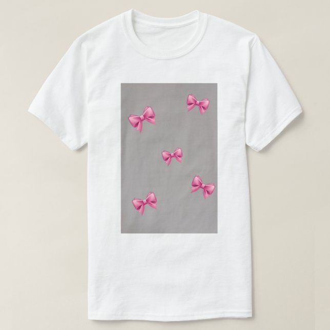 Bow t-skjorta t shirt (Design framsida)