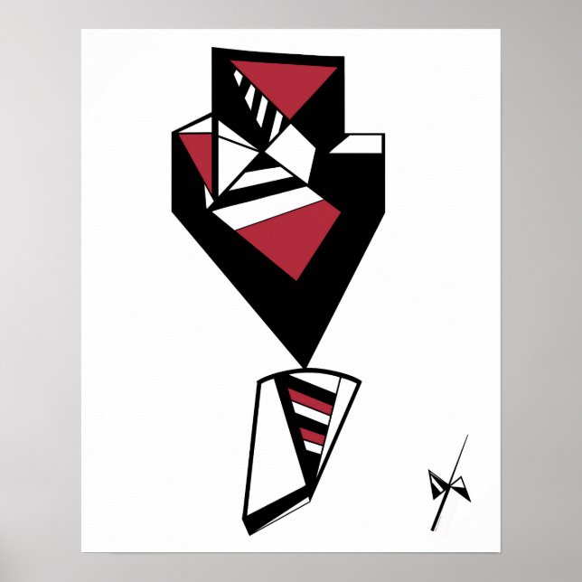 "Bow Tie Affair" Utskrift av finkonst Poster (Framsidan)