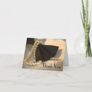 Bow Tie and Pearls Bridesmaid Tack Kort