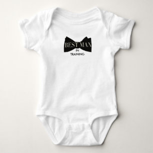 Bow Tie Best Man i utbildning BABY T Shirt