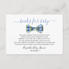 Bow tie Bokar för baby Baby Shower Tilläggskort