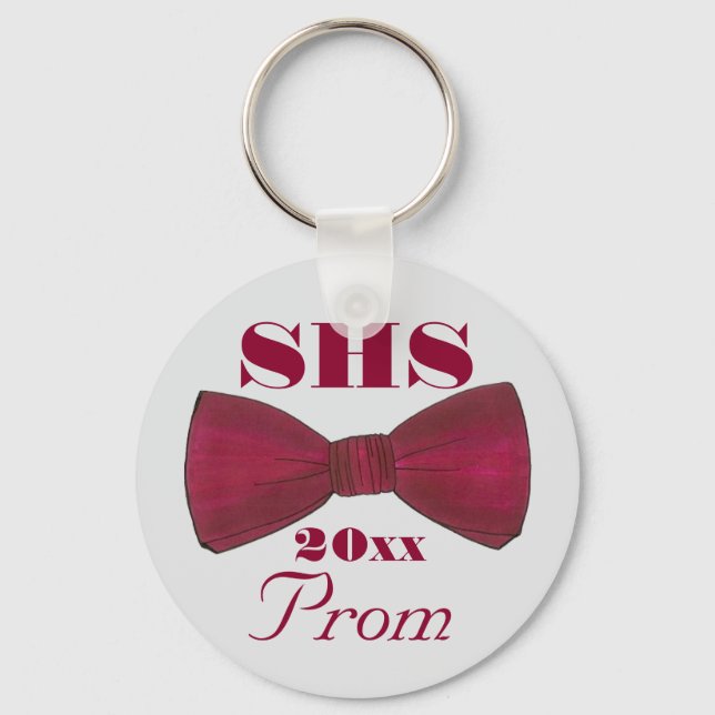 Bow Tie Bowtie Bröllop Prom Formell favoritnyckelk Nyckelring (Framsida)