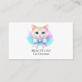Bow Tie Cat Visitkort