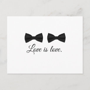 BOW TIE KÄRLEK -.png Vykort