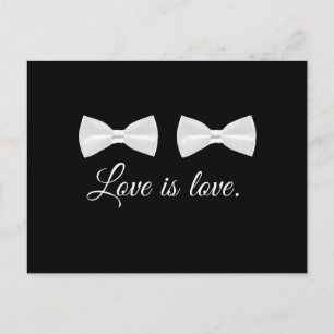 BOW TIE KÄRLEK -.png Vykort