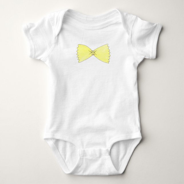 Bow Tie Pasta Baby Bowtie Italia Food Cooking T-shirt (Framsida)
