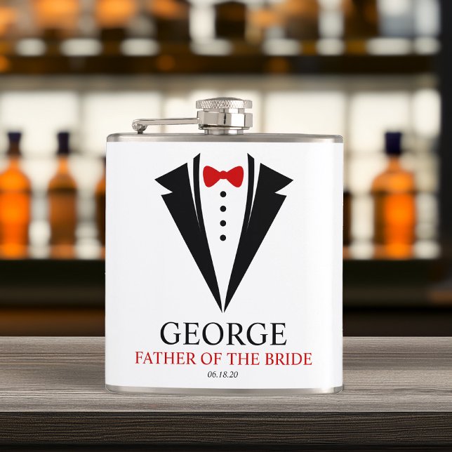 Bow Tie Tuxedo "Far of the Bride"-Personligen Fickplunta (Skapare uppladdad)