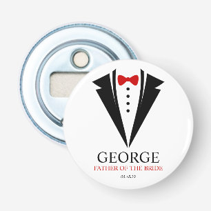 Bow Tie Tuxedo "Far of the Bride"-Personligen Flasköppnare
