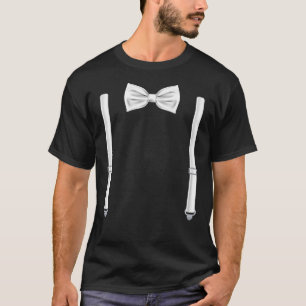 Bow Tie with Suspenders - Bowtie for Bröllop T Shirt