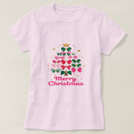 Bow Tree – Merry Christmas in Style T Shirt