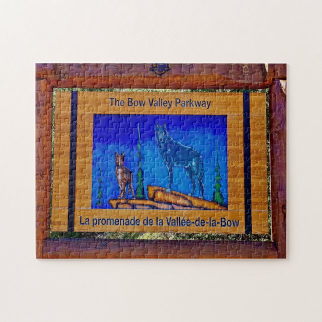 Bow Valley Parkway Banff. Pussel (Horisontell)