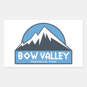 Bow Valley Provincial Park Rektangulärt Klistermärke