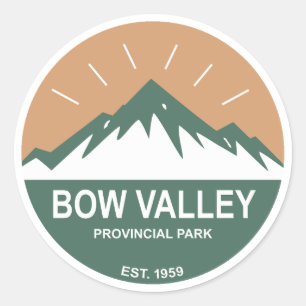 Bow Valley Provinspark Runt Klistermärke