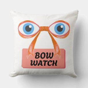 Bow Watch – Excentrisk Tecknad Film Kudde