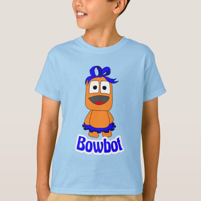 Bowbot Robot T-Shirt (Framsida)