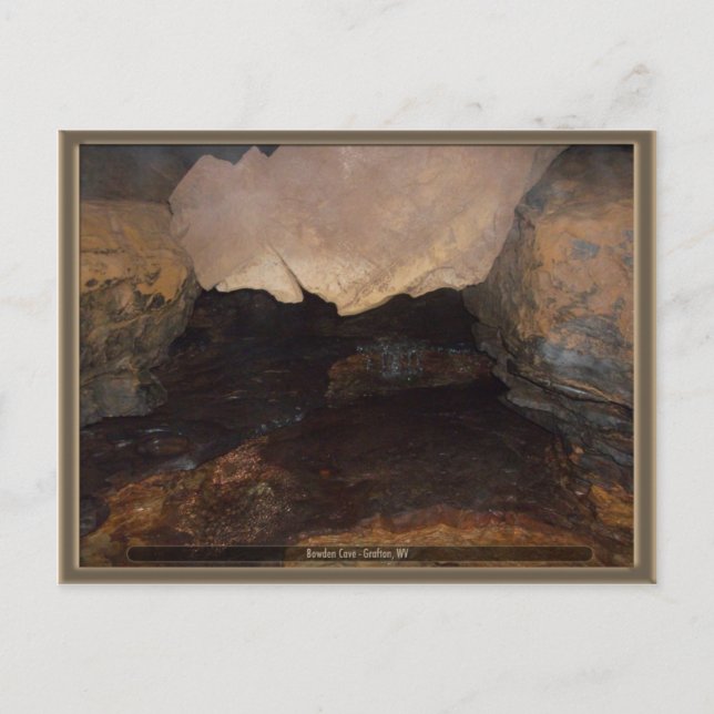Bowden Cave, WV Vykort (Framsida)