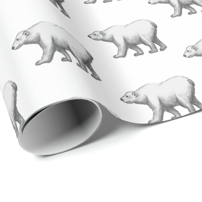Bowdoin College Polar Bears Presentpapper (Rullad Hörn)