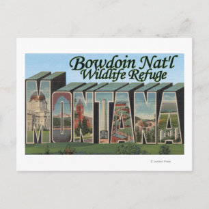 Bowdoin Nat'l Wildlife Refuge, Montana Vykort