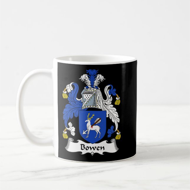Bowen Jackar Arm Family Crest Kaffemugg (Vänster)