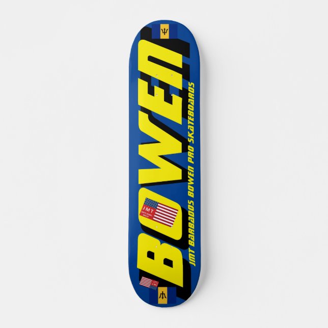 BOWEN JMT BARB 7 3/4-tums Skateboard Deck (Framsida)