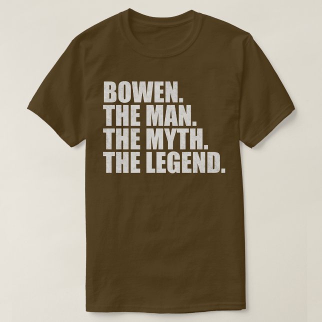 BowenBowen Namn Bowen given namn T Shirt (Design framsida)