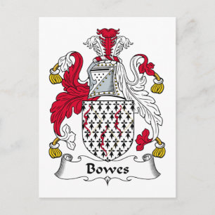 Bowes familjevapen vykort