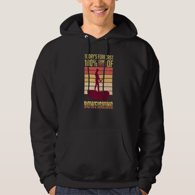 Bowfish Bow Ljus Arrows Crossbow Bowfisher 1 Hoodie (Framsida)
