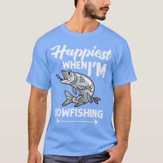 Bowfish Bow Ljus Arrows Crossbow Bowfisher Pr T Shirt