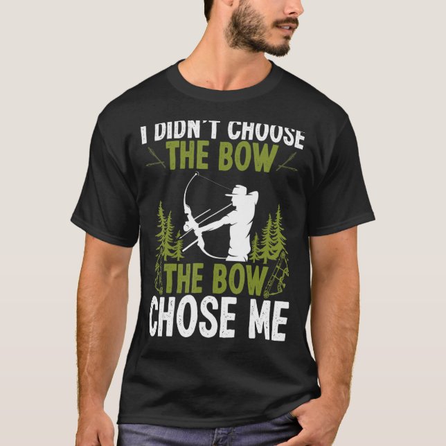 Bowfish Bowe valde mig Airboat Fisherman Bow T Shirt (Framsida)