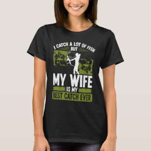 Bowfisher Bästa Fångst i Livet Bröllop Engagemang T Shirt