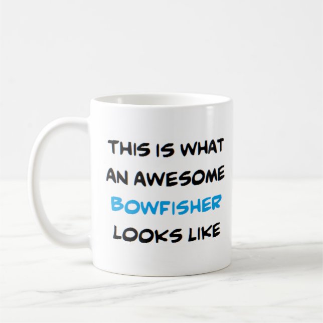 bowfisher, fantastisk kaffemugg (Vänster)
